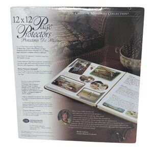 12 X 12 Creative Memories Page Protectors 15 Sheets & Bonus Protector 1999